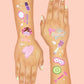 Spa Day Temporary Tattoos, Bday Gift, Goodie Bag