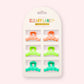 Mini Hair Clip Set | Pink, Green & Blue