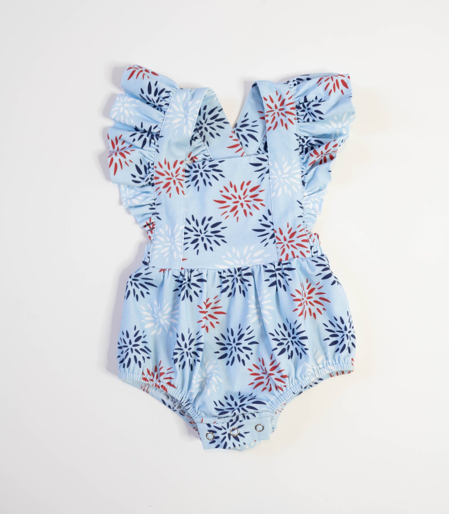 Emmy Romper in Firework | Baby Bubble | 4th of July