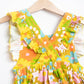 Sixties Summer Floral Pinafore Girl's Dress