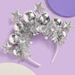 Disco Stars Headband - silver fringe headband