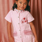 Pink Denim Dress