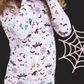 Kids Bamboo Pajamas -Ghouls Night out - Halloween - Coral