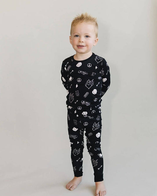 Bamboo Kids Clothing Two Piece Set | Be Mine