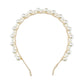 Gold pearl headband