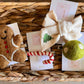 Gingerbread Man Felt Shape Hair Clip