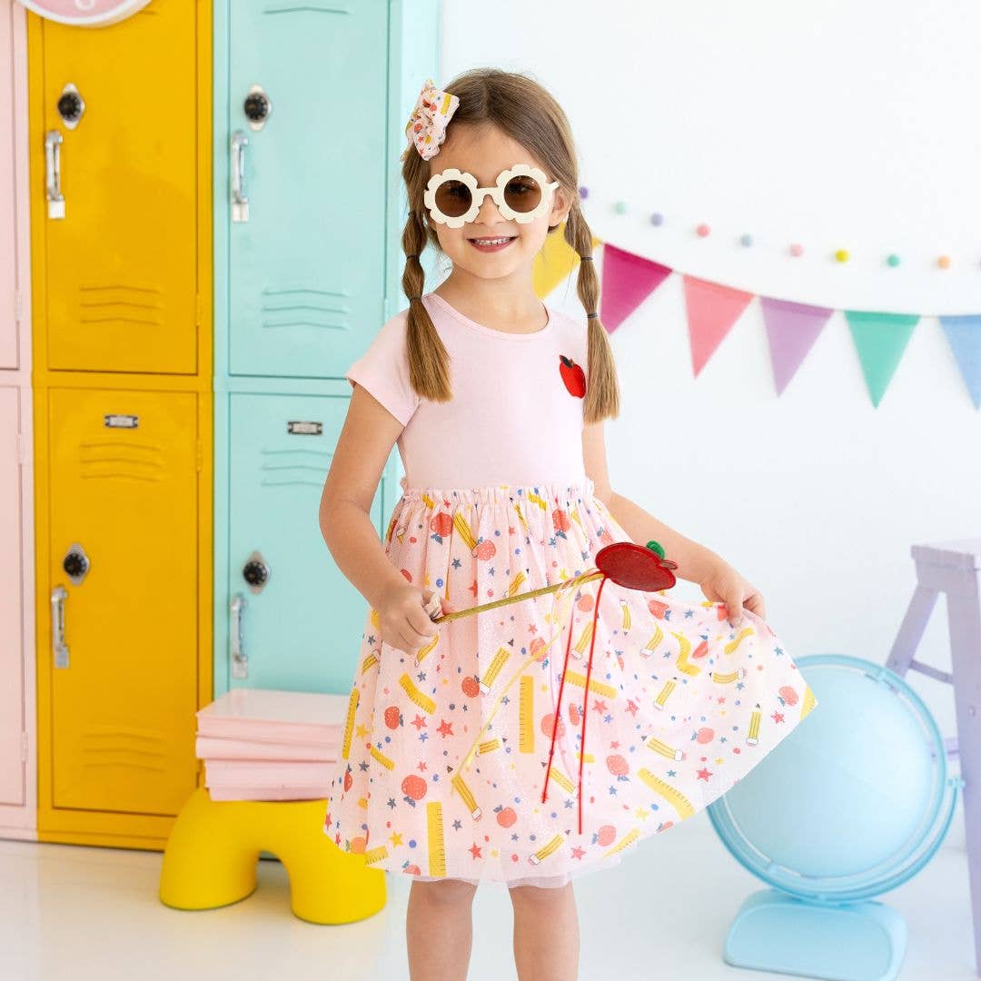 School Days Bow Clip - Back To School Kids Hair Clip