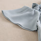 Baby girl dress with aquamarine briefs ceremony
