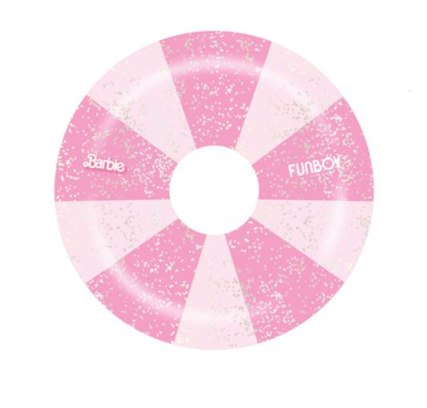 FUNBOY X Barbie™ Pink Glitter Tube Float