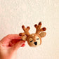 Deer Felt Shape Hair Clip