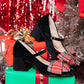 BC x Claudia Lisotta -Black Velvet Mary Jane With Tartan Bow