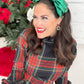 Green Metallic Side Bow Headband