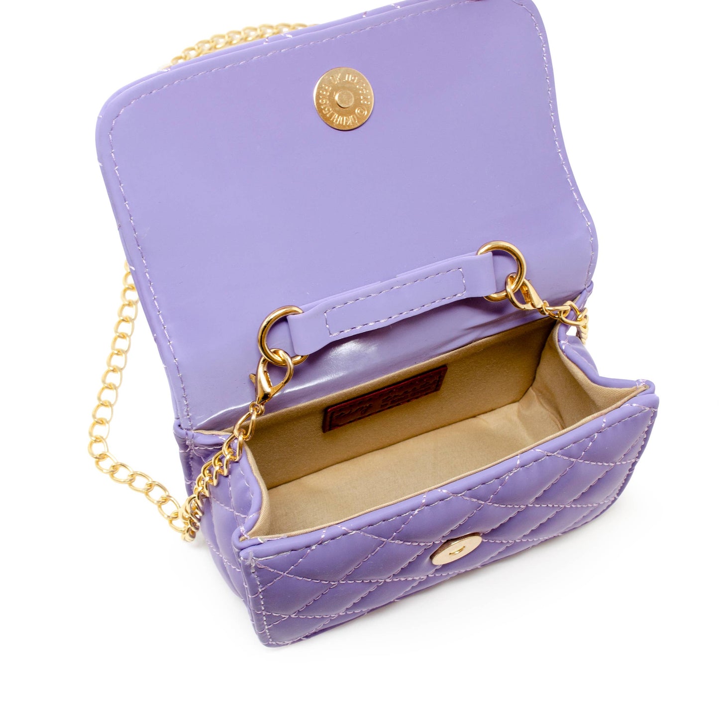 Pearl Handle Message Charm Bag