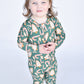 Christmas Cookies Convertible Bamboo Pajamas for Babies, Holiday Family Matching Pajamas, Bamboo PJs