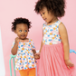 Kids + Baby Tulle Tutu Dress - Clementine Fruit Summer Dress