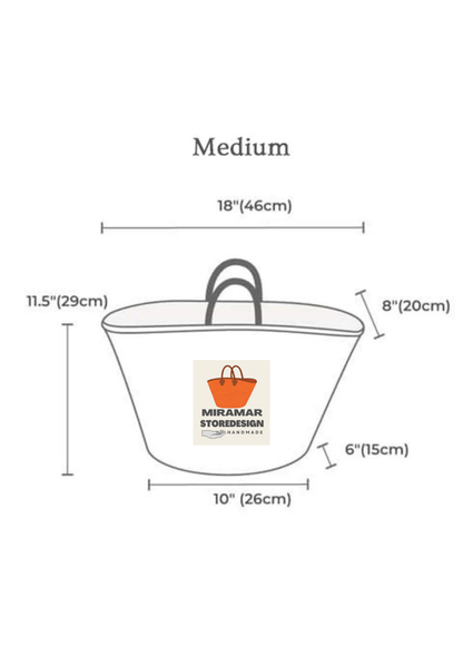 FLORIDA STRAW BASKET, BEACH BAG, SHOPPING BAG
