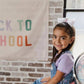 {Rainbow} Back To School Banner