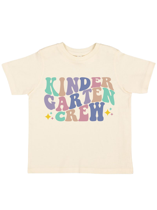 Kindergarten Crew Kids Back to School T-Shirt