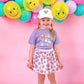 Happy Doodle Short Sleeve T-Shirt - Kids Spring Tee