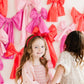 Red Glitter Velvet Bow Headband