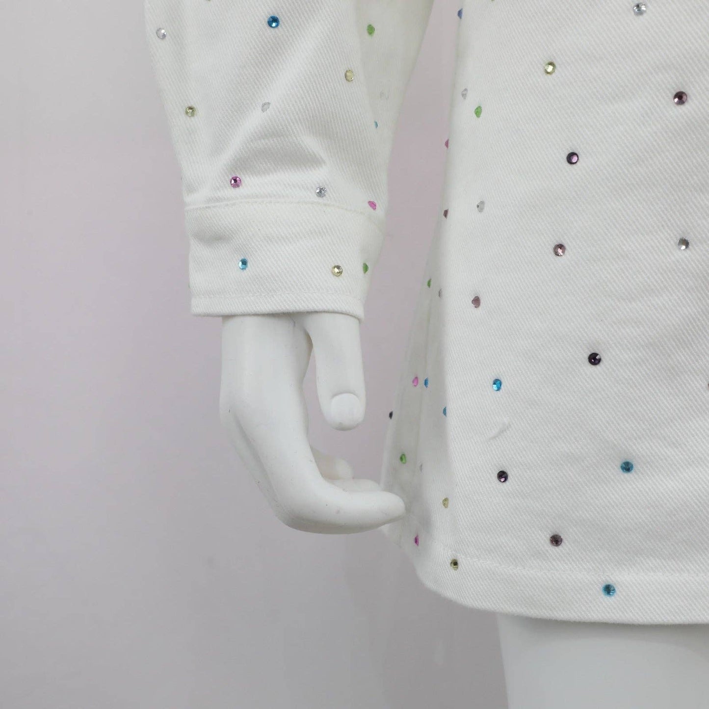 White Denim Gem Set