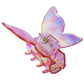 Medium Iridescent Checkered Butterfly Hair Claw Clip