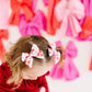 Red & Pink Conversation Small Pinwheel Pigtails