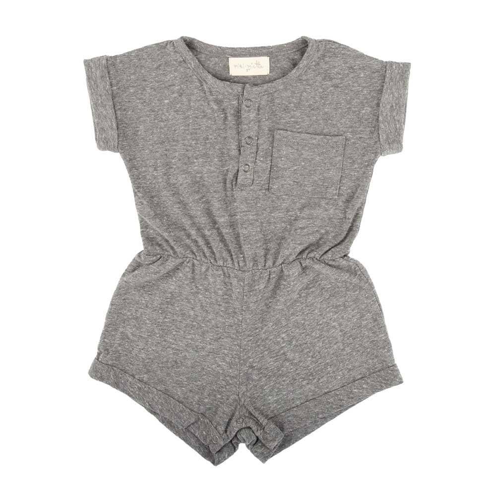Judy Romper Heather Grey - Kids