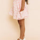 Pink Daisy Pocket Skirt