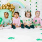 Lucky Charm St. Patrick's Day Long Sleeve Tutu Bodysuit
