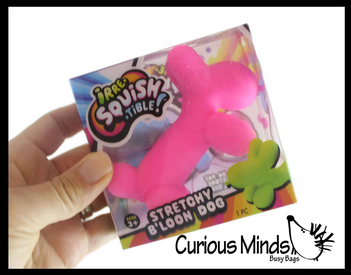 1 Scented Balloon Dog Crunchy Sand Filled Stress Ball - Cute