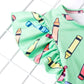 Girls Colorful Crayon Ruffle Flare Dress for back to school