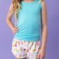 Tank-Turq Kids Bamboo Viscose Tank Top