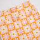 Flower Power Checkered Bell Bottoms for Baby Toddler Kids
