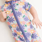 Lavender Blooms Bamboo Short Romper