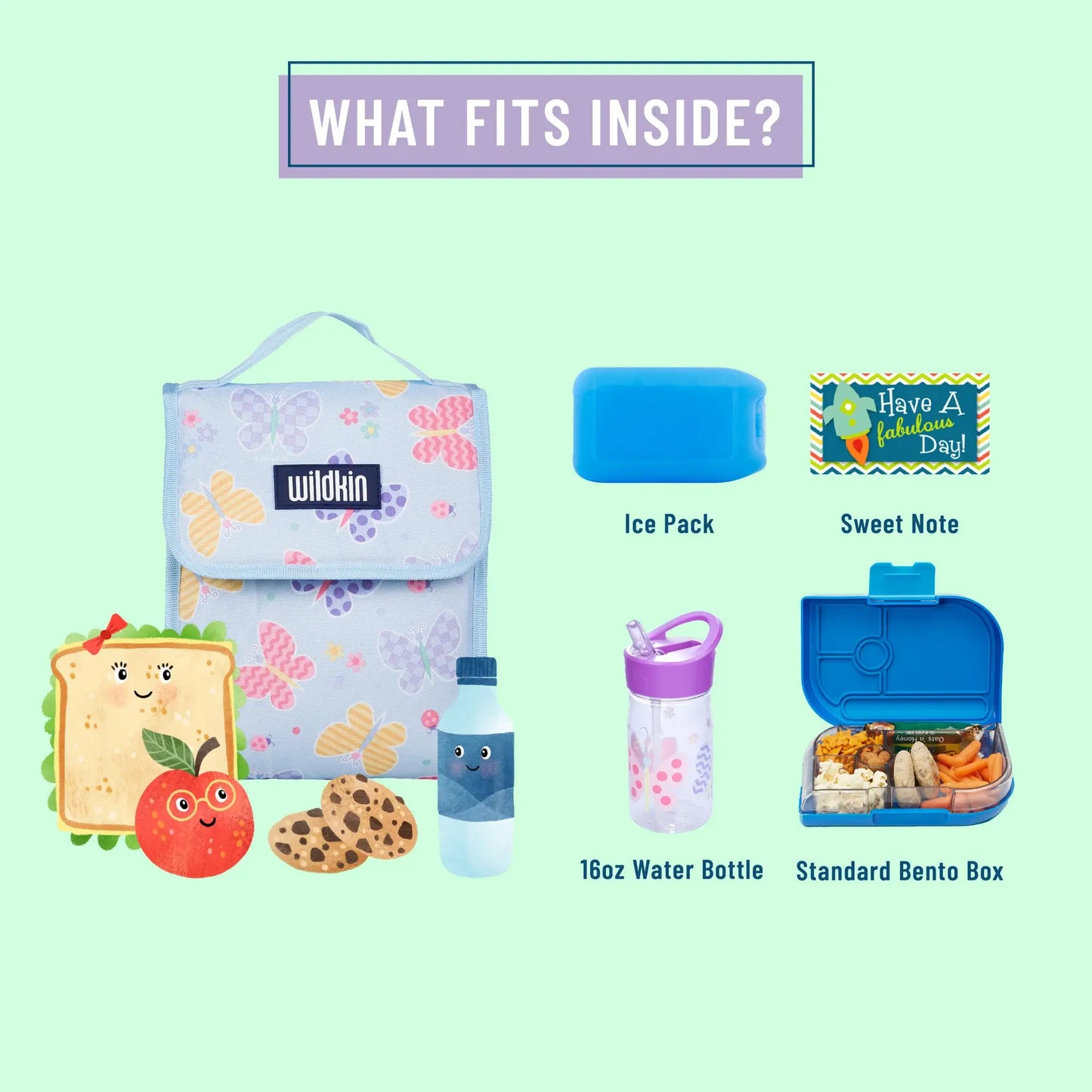 Butterfly Garden Lunch Bag