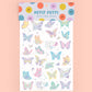 Let's Fly Tats - 70 foil temporary tattoos