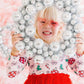 Disco Christmas Long Sleeve Tutu Dress Kids Holiday