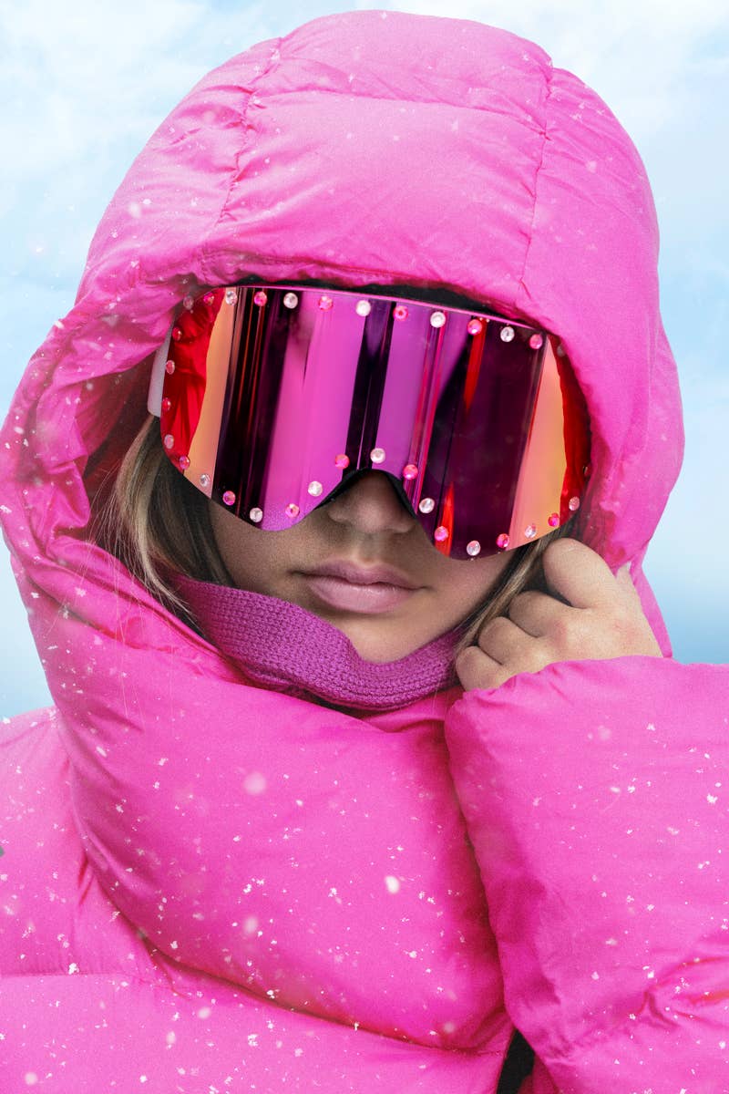 Shine Pink Ski Goggle