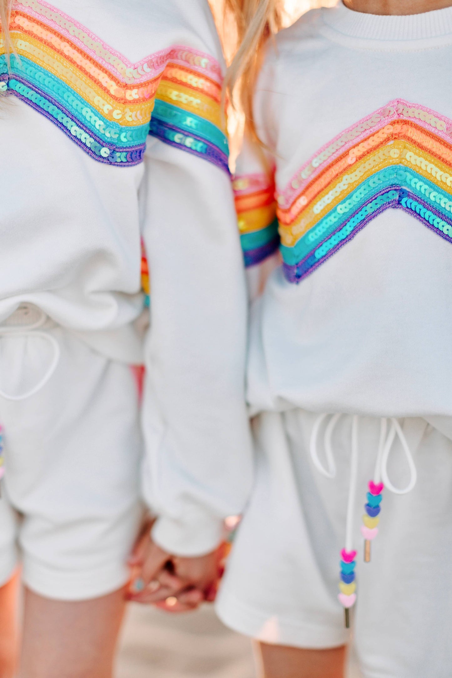Long Sleeve Sparkle Stripe Set