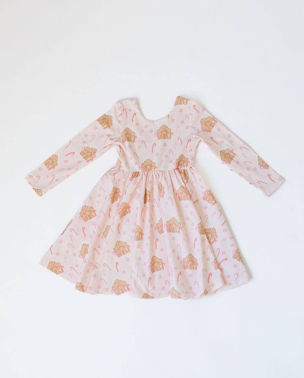 Gwendolyn Dress in Gingerbread | girls Christmas Dress