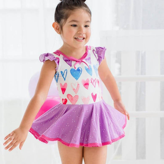 Farrah Leotard - Ombre Heart