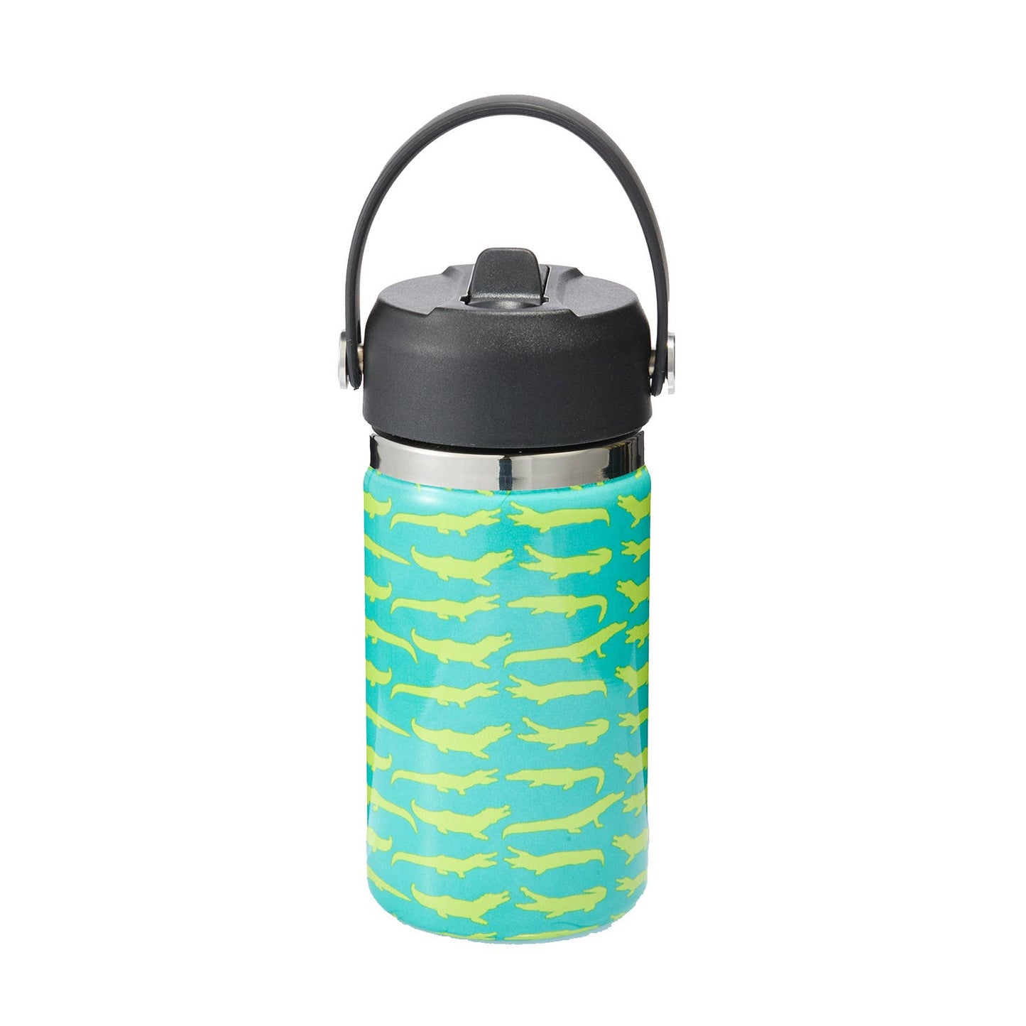 Kids Crocodile Rock 12 Oz. Bottle With Straw Cap