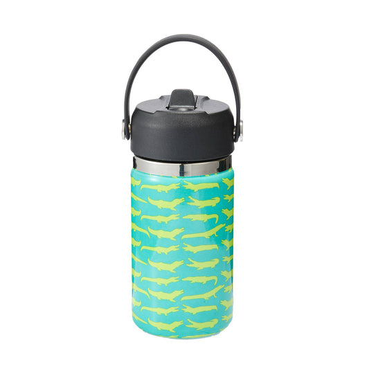 Kids Crocodile Rock 12 Oz. Bottle With Straw Cap