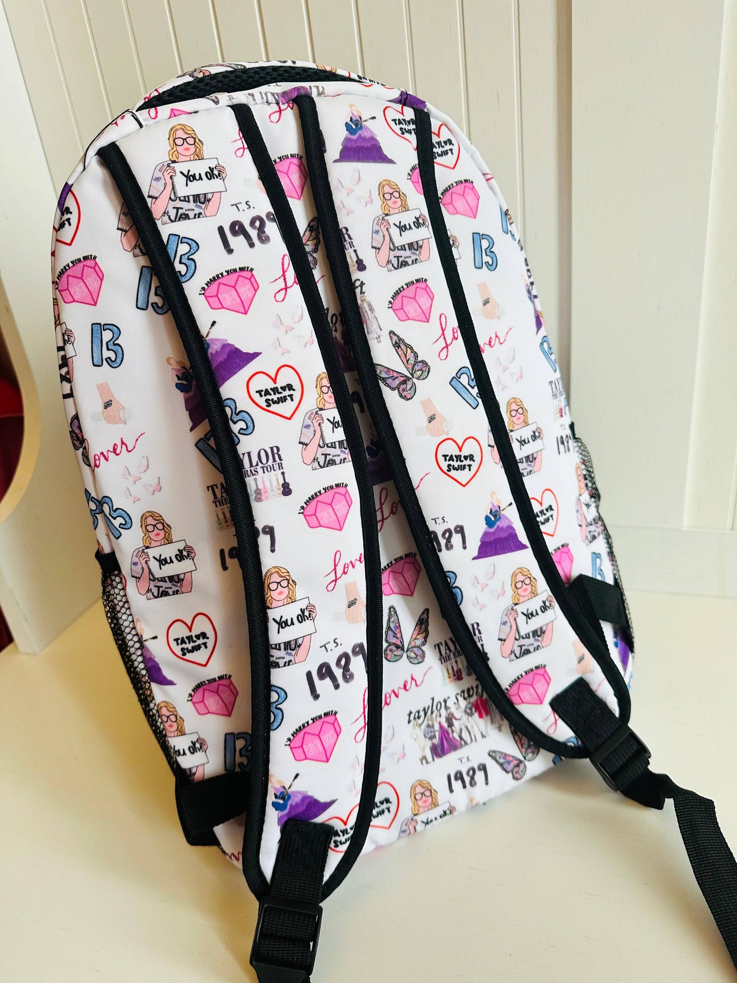 Swiftie Collage BackPack - White 