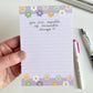 Happy Daisy Notepad