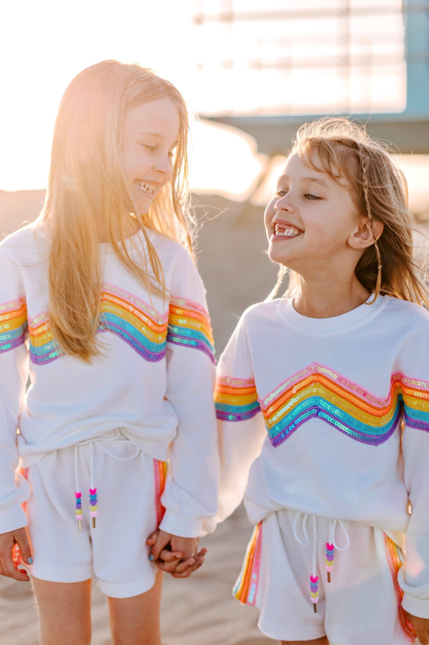 Long Sleeve Sparkle Stripe Set