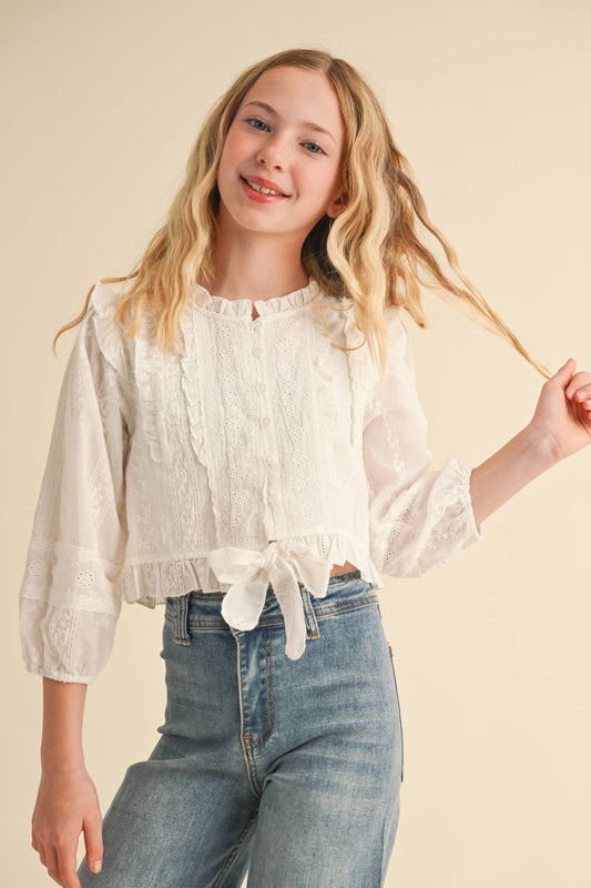 BUTTON DOWN BLOUSE