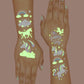 Unicorn Glow In The Dark Kids Temporary Tattoos, Bday Favor