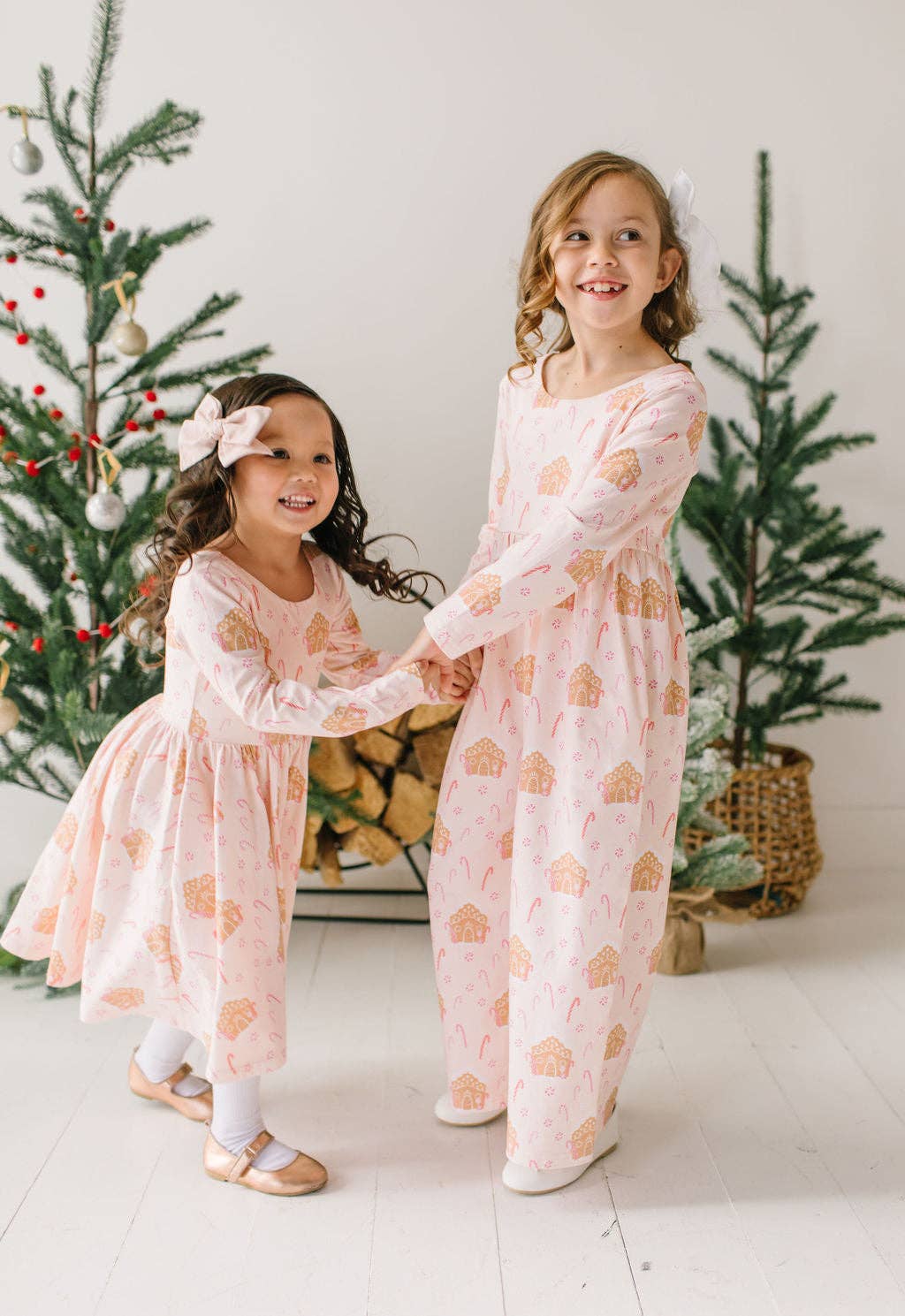 Gwendolyn Dress in Gingerbread | girls Christmas Dress
